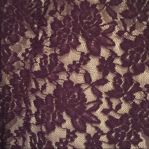 Lularoe Lace Sheer Purple Open Front Cardigan. - Picture 2 of 4